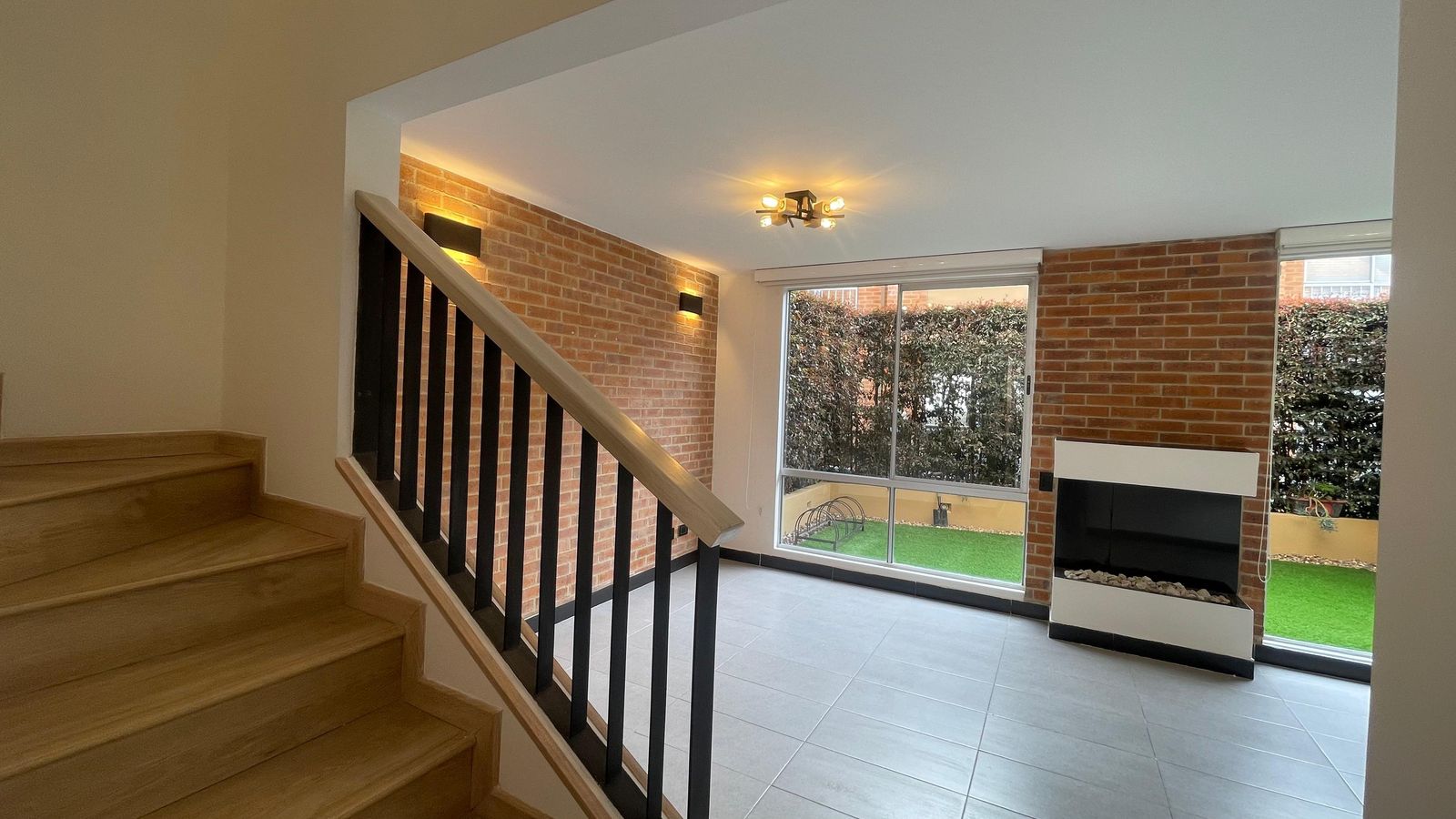 Sala remodelada de la Casa Huertas de Cajicá